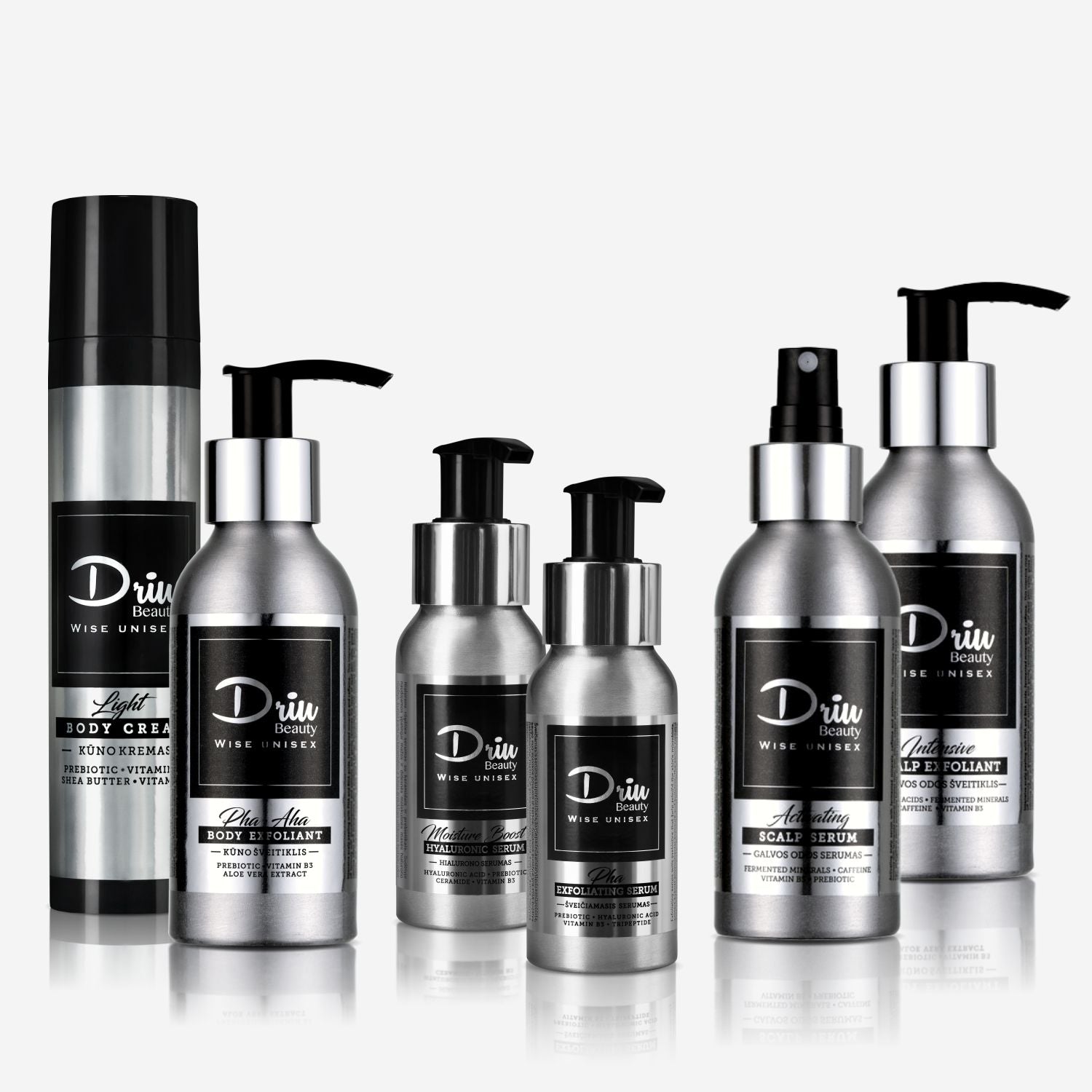Maxi Routine for face and body exfoliation and hydration
