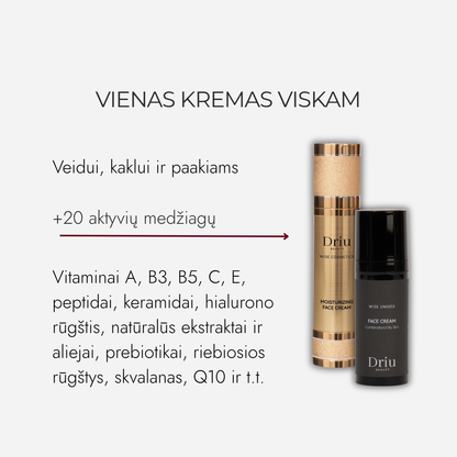 Face Cream Wise Unisex Light
